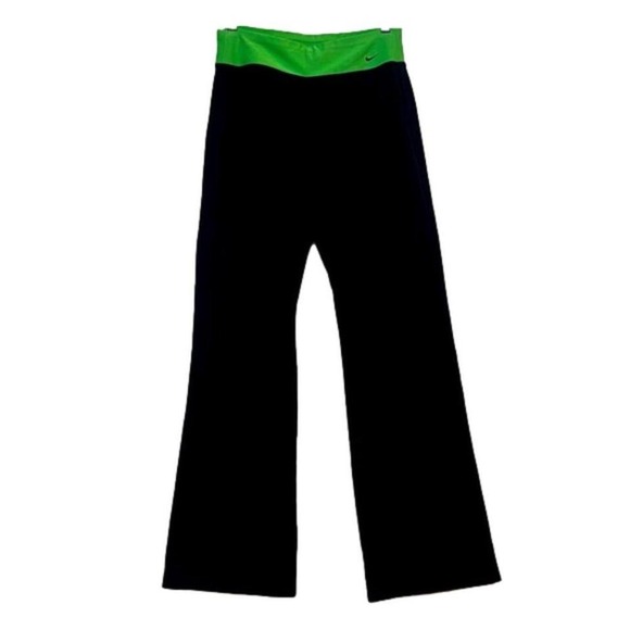 Nike Women's Dry-Fit‎ High Waisted Sportswear Pants XS Wide Leg Workout Leggings - Picture 1 of 8